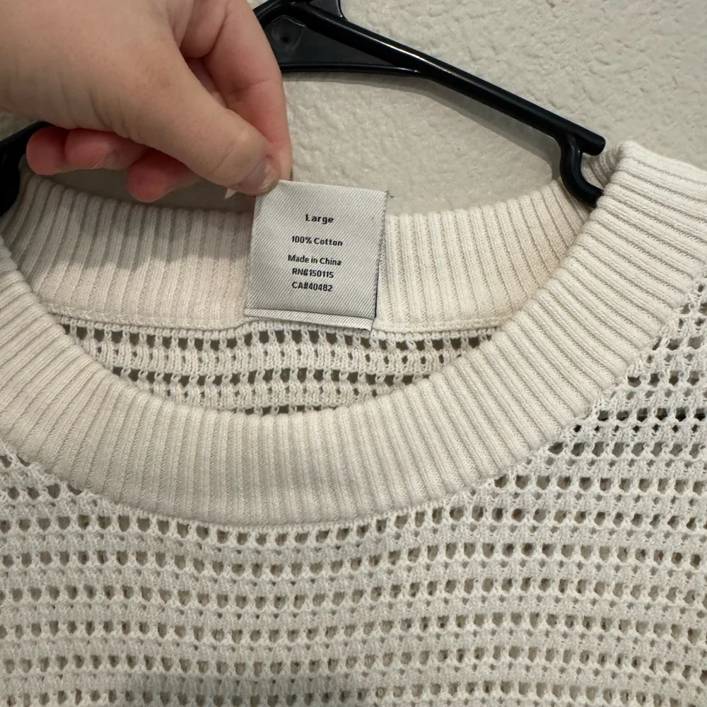 Varley Corvallis Cream Knit Sweater - Picture 5 of 8